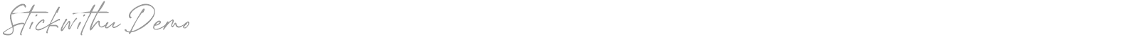 Stickwithu font preview